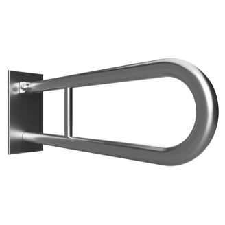 Fællbare Støttehåndtag Handicapvenlig <strong>Steda</strong>  85 cm Dobbelt Krom Mat