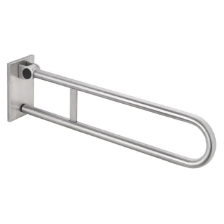 Aftageligt Fællbare Støttehåndtag Handicapvenlig <strong>Steda</strong>  81 cm Dobbelt Krom Mat