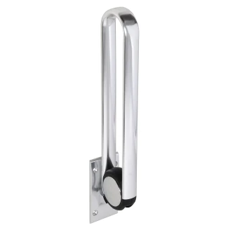 Fællbare Støttegreb <strong>Steda</strong>  62 cm Dobbelt Krom Blank