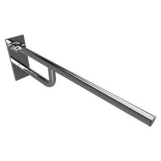 Fællbare Støttehåndtag Handicapvenlig <strong>Steda</strong>  85 cm Krom Blank