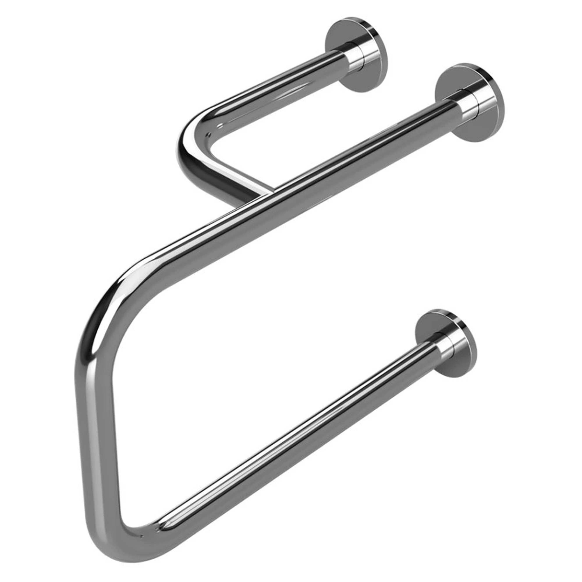 Støttehåndtag Handicapvenlig Help 50 cm Krom Blank Venstre