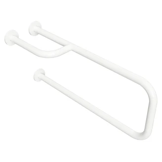 Støttehåndtag Handicapvenlig <strong>Steda</strong>  76 cm Hvid Mat Uden Betræk Venstre