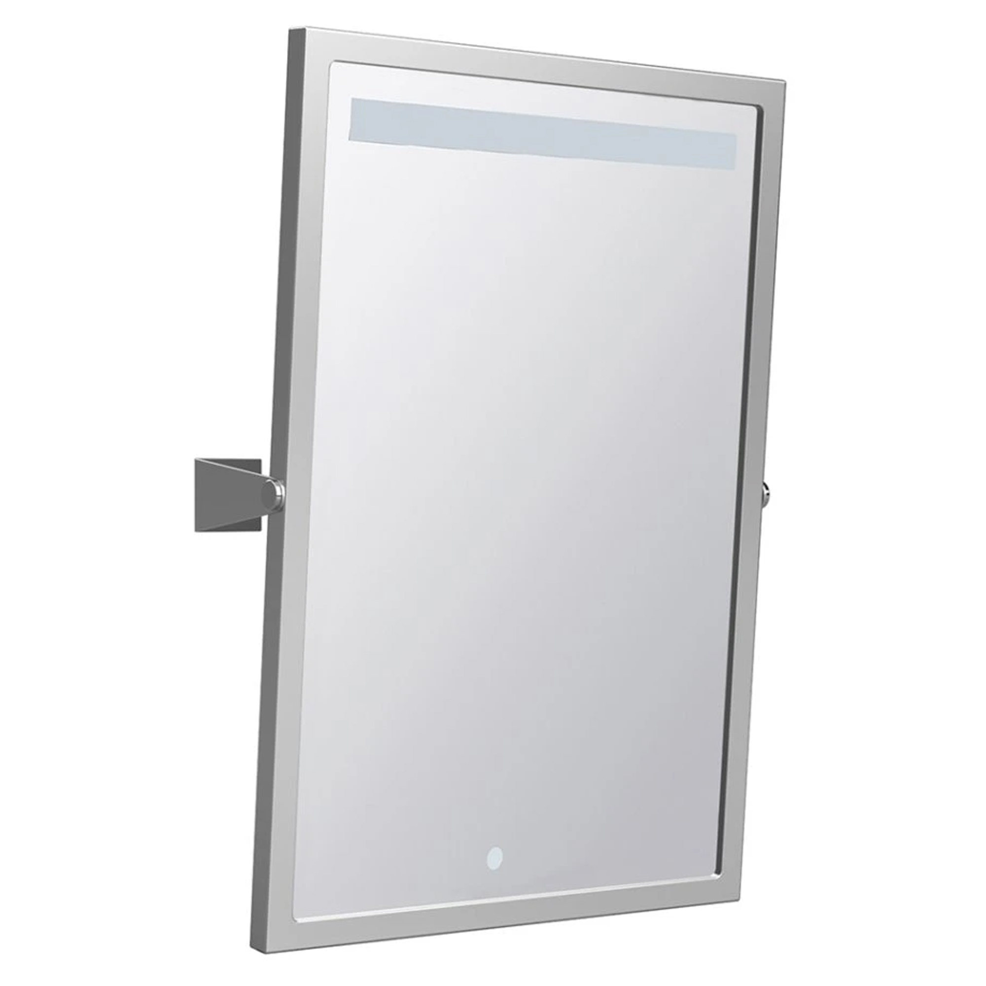 Spejl med LED-belysning Handicapvenlig Help Krom Mat 40x60 cm