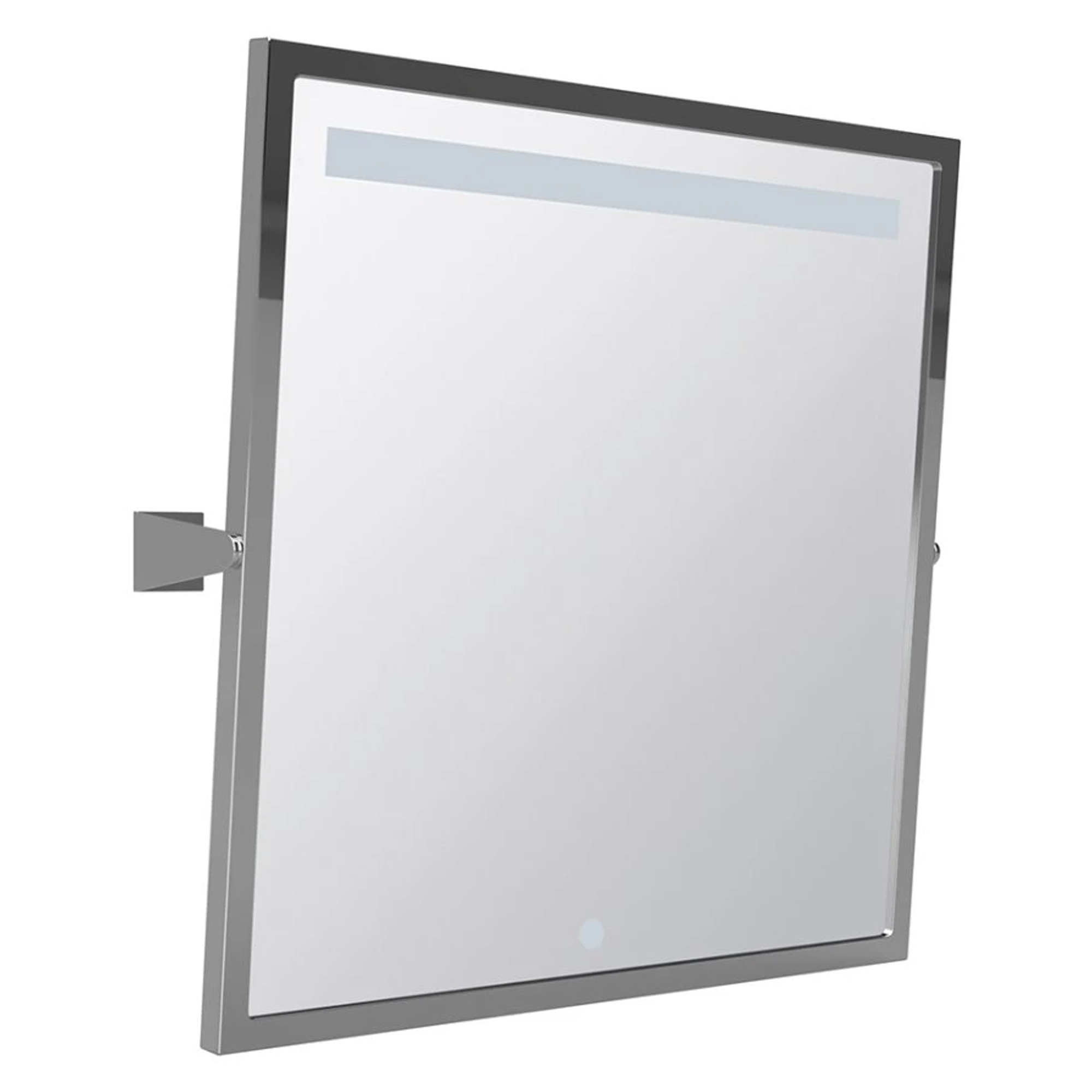 Spejl med LED-belysning Handicapvenlig Steda Krom Blank 60x60 cm