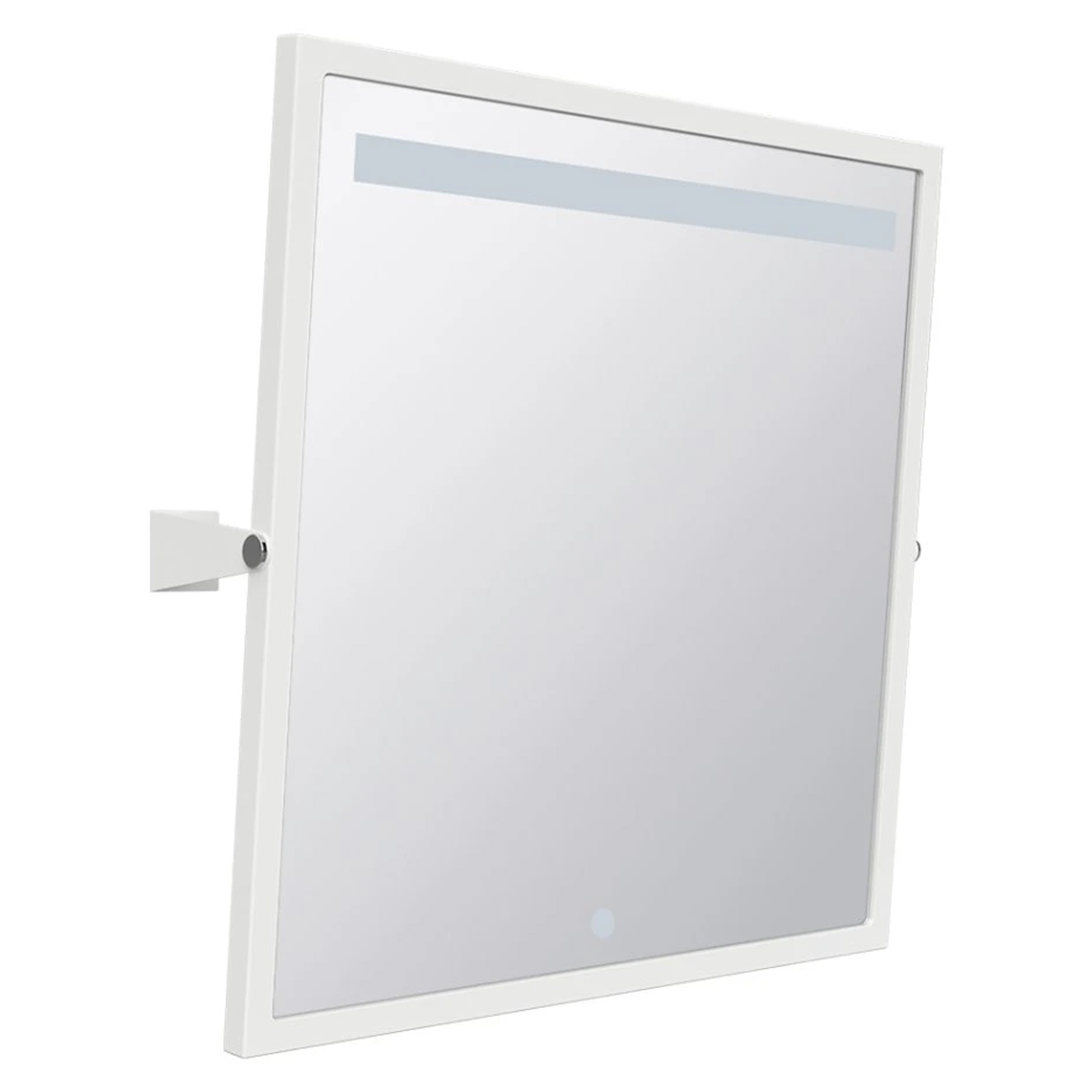 Spejl med LED-belysning Handicapvenlig Help Hvid Mat 60x60 cm