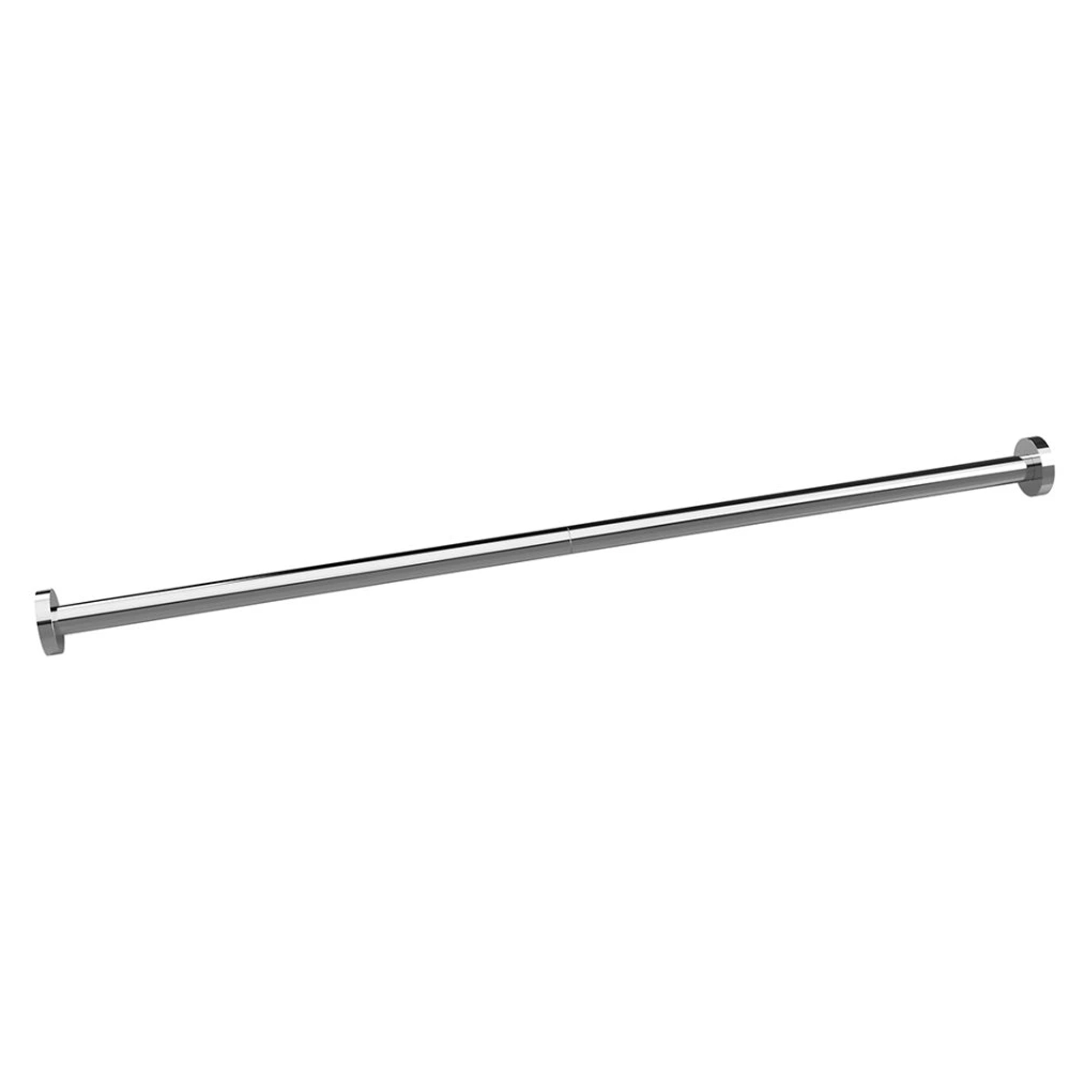 Bruseforhængsstang 90 cm Krom Blank