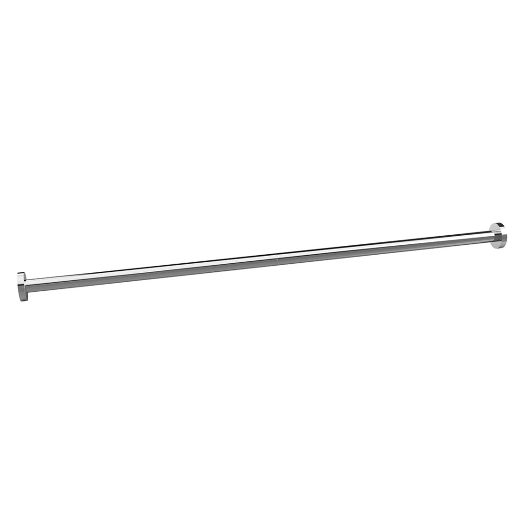 Bruseforhængsstang 100 cm Krom Blank