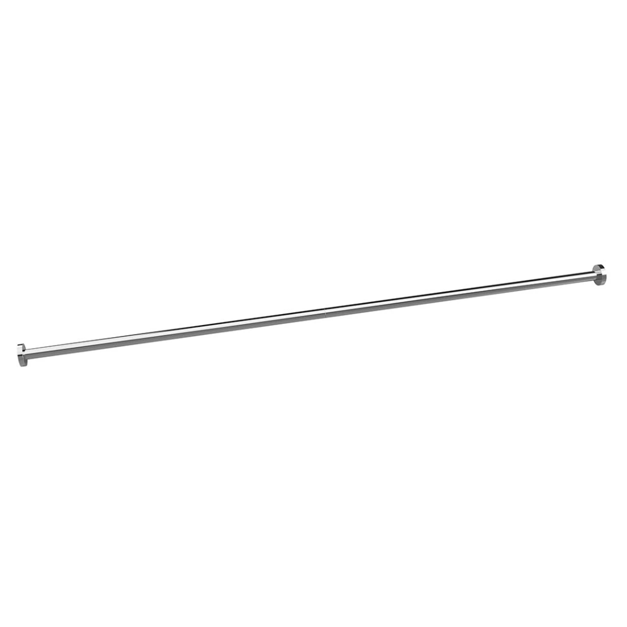 Bruseforhængsstang 150 cm Krom Blank