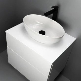 Håndvaskskab Prizma Hvid Blank 60 cm med Bordplade