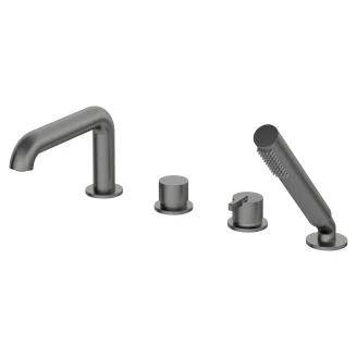 Karkantarmatur <strong>Silia</strong>  4-huls Titanium Mat