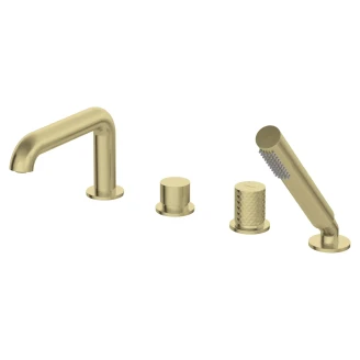 Karkantarmatur <strong>Silia</strong>  HEXA 4-huls Guld Mat