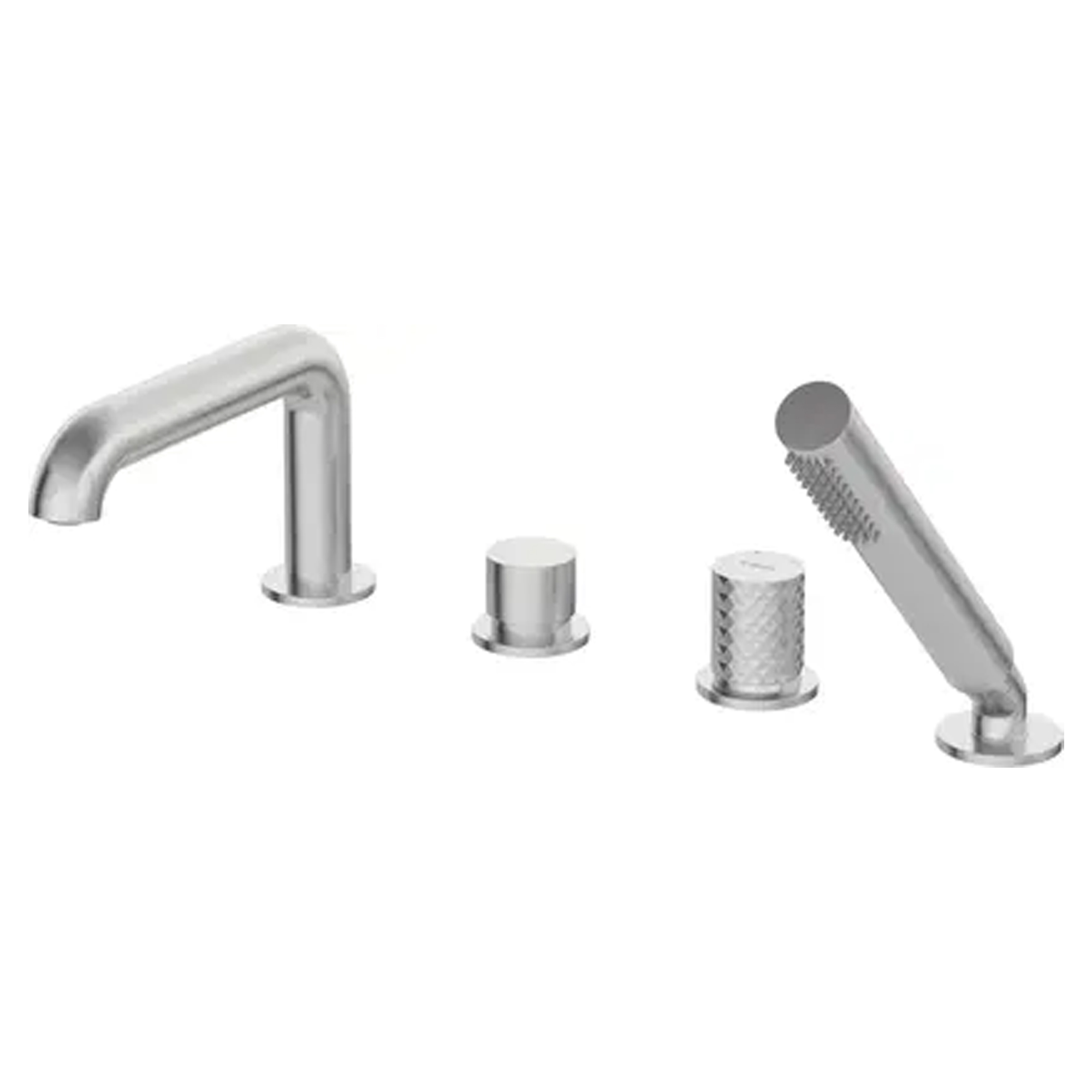 Karkantarmatur Silia HEXA 4-huls Krom Mat