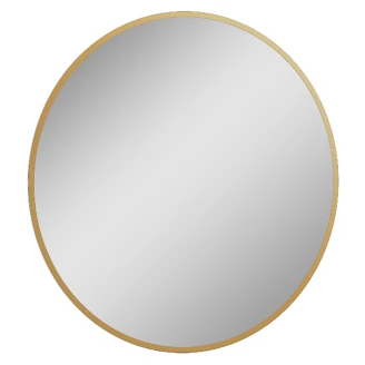 Spejl <strong>Lucora</strong>  med LED-belysning Guld Ø 60 cm