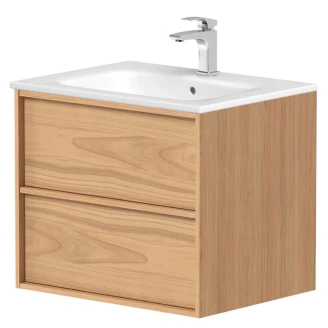 Håndvaskskab <strong>Ekskär</strong>  Forår Mat 60 cm med Vask Hvid Blank