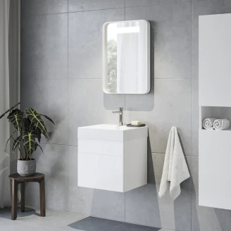 Ravak Håndvask Skab <strong>Natural Bath</strong>  Hvid Glat 50 cm med Vask