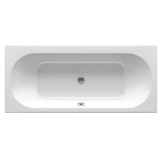 Ravak Badekar City Hvid 180x80 cm med Badekarben og Badevandløb med Overløb