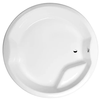 Rund Badekar <strong>Daphne</strong>  Hvid Blank 172x49 cm
