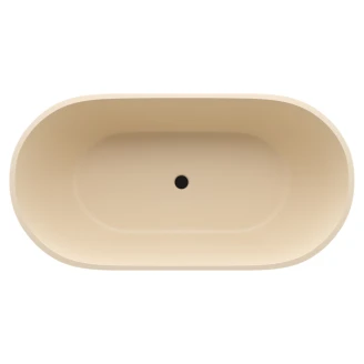 Støbt Marmor Badekar <strong>Marcelle</strong>  Beige Mat 171x81 cm