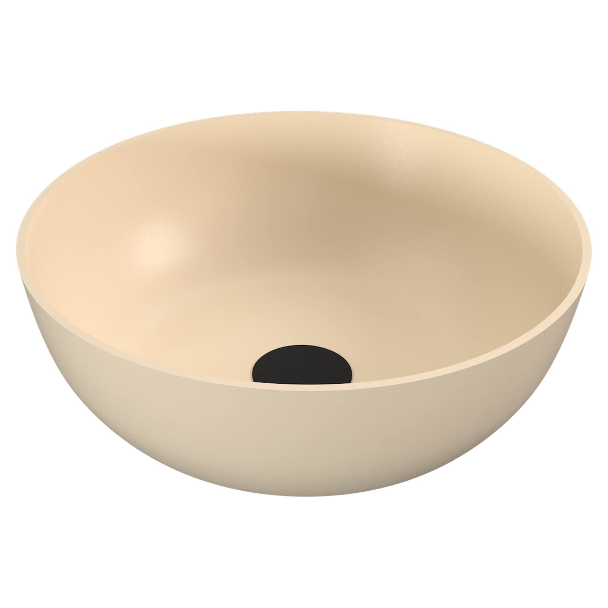 Støbt Marmor Håndvask Marcelle Beige Mat 39 cm