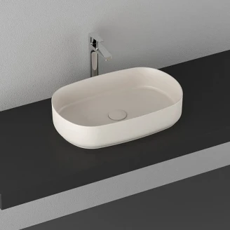 Håndvask <strong>Calma</strong>  Beige Mat 55x36 cm