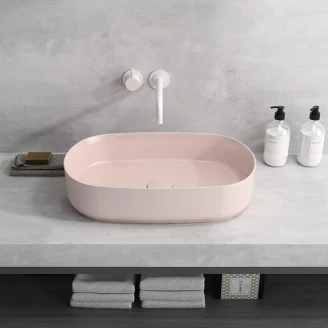 Håndvask <strong>Calma</strong>  Pink Mat 55x36 cm