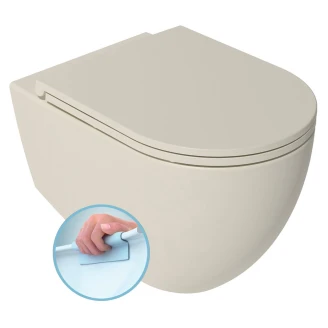 Væghængt Toilet <strong>Calma</strong>  Beige Mat