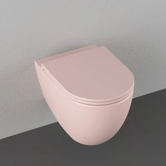Væghængt Toilet <strong>Calma</strong>  Pink Mat