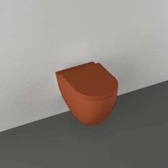 Væghængt Toilet <strong>Calma</strong>  Terracotta Mat