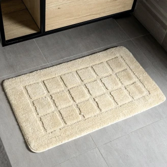 Skridsikker Bademåtte <strong>Nubo</strong>  Beige 50x80 cm