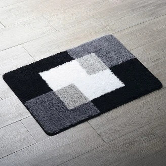 Skridsikker Bademåtte <strong>Skona</strong>  Grå 50x80 cm