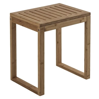 Badeværelsesskammel <strong>Klyft</strong>  Brun Mat