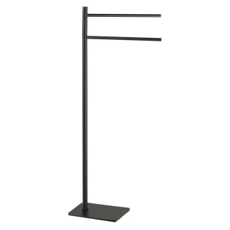 Fritstående Håndklædeholder <strong>Vanta</strong>  Sort Mat