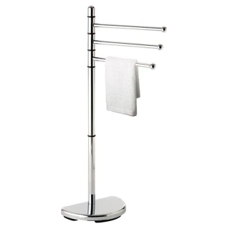 Fritstående Håndklædeholder <strong>Tano</strong>  Krom Blank