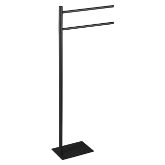 Fritstående Håndklædeholder <strong>Loa</strong>  Sort Mat