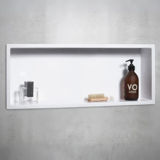 Brusereniche <strong>Novis</strong>  Hvid Mat 81x27 cm