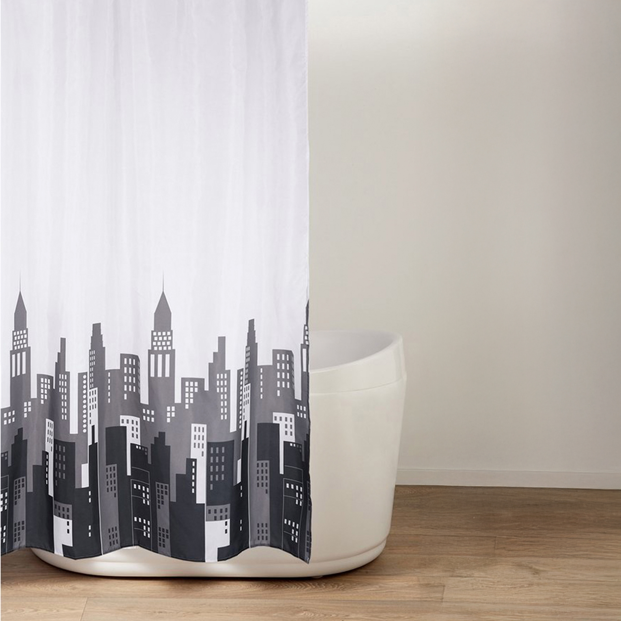 Bruseforhæng City 180x200 cm Hvid