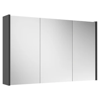 Spejlskab <strong>Lumin</strong>  Mørkegrå Mat 100 cm