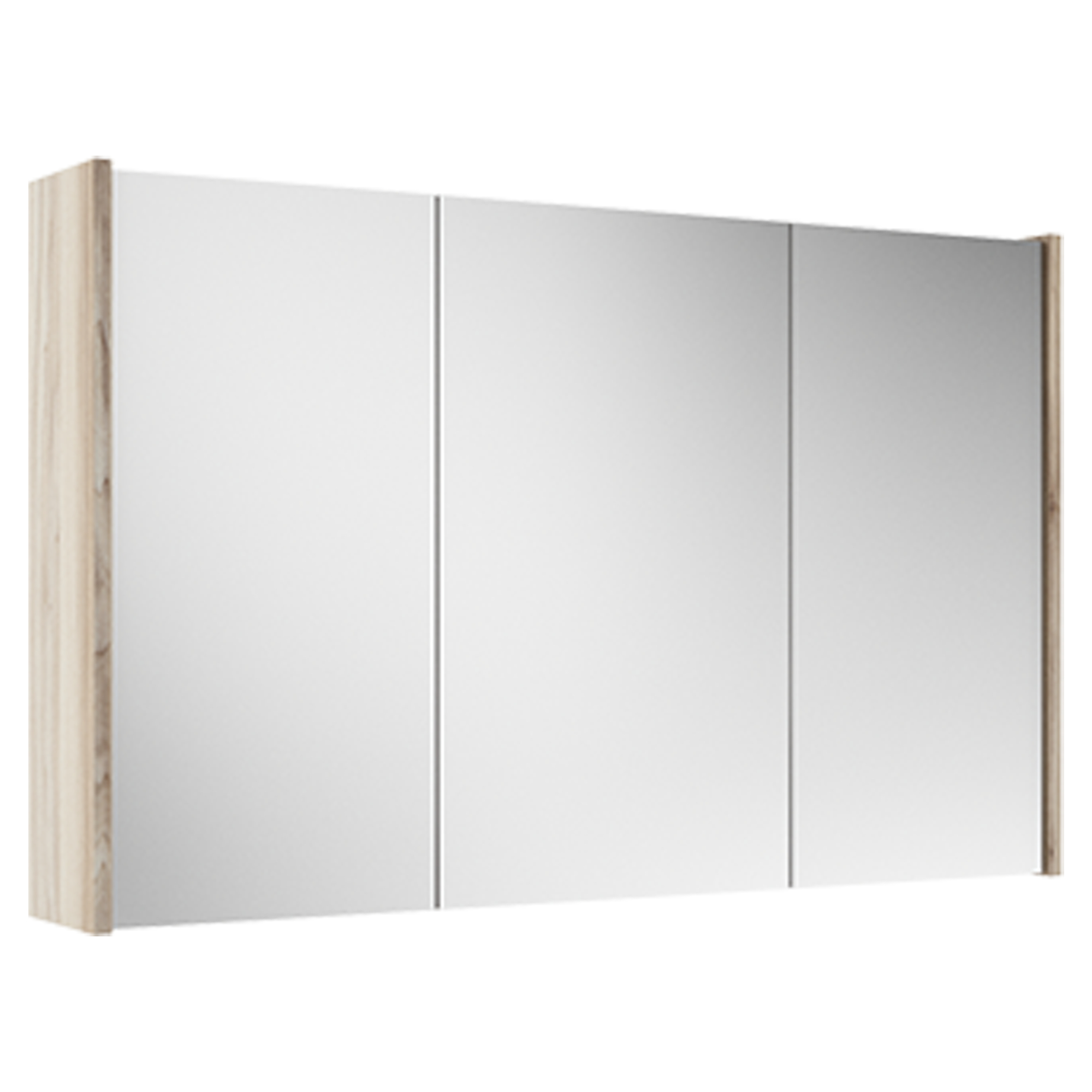 Spejlskab Lumin Træ Beige Mat 100 cm