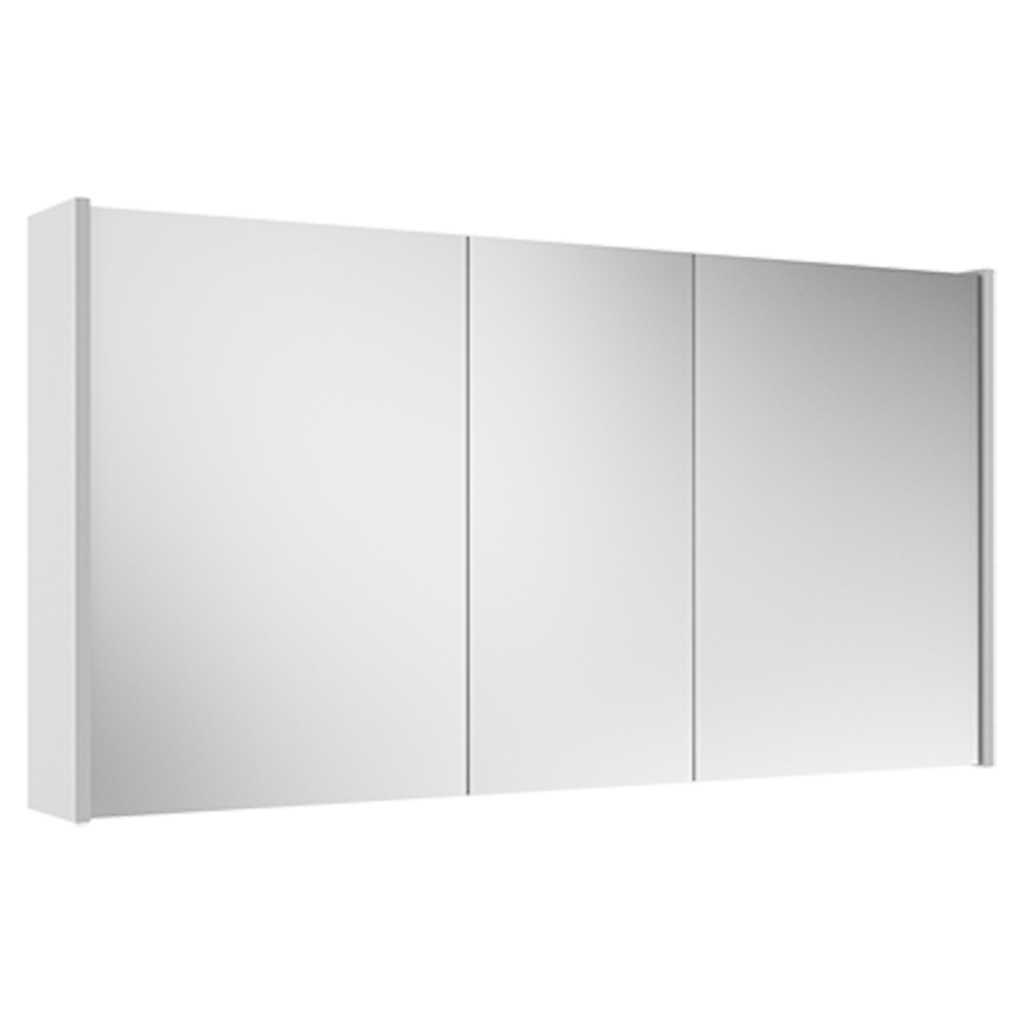 Spejlskab Lumin Lysegrå Mat 120 cm