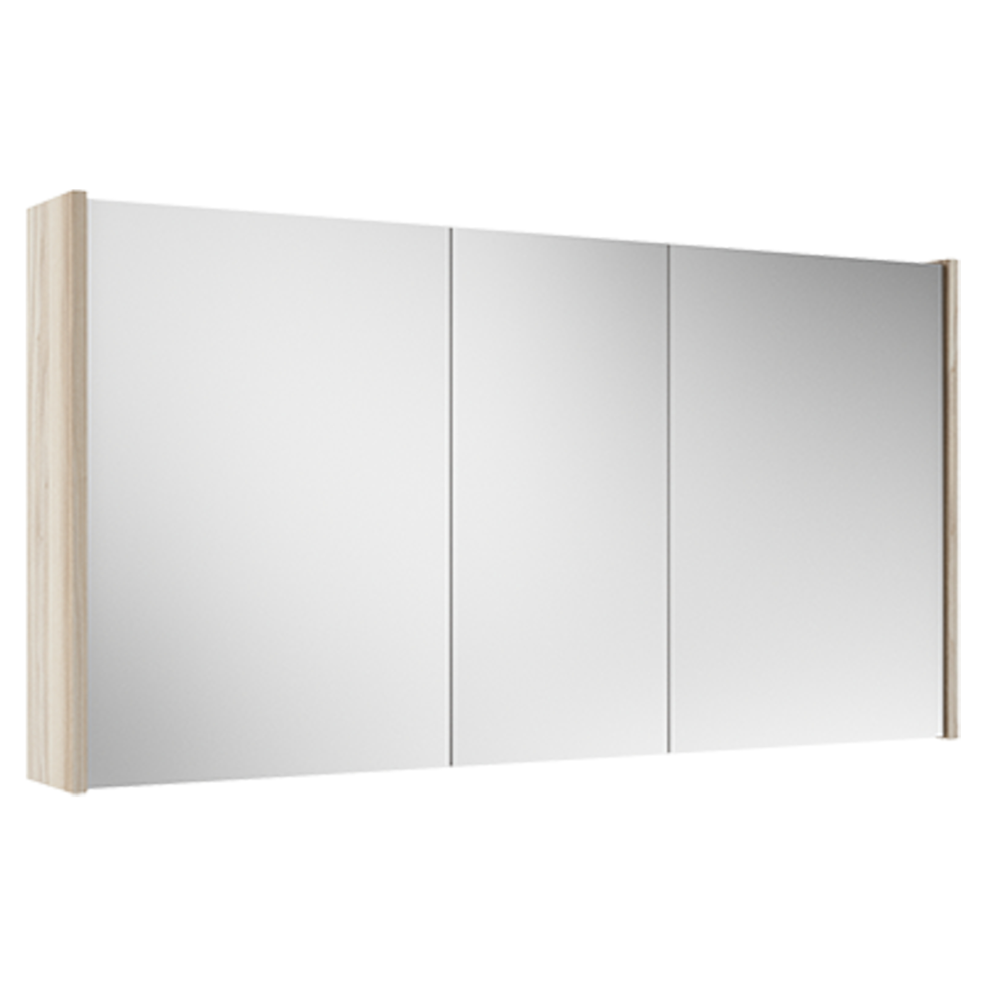 Spejlskab Lumin Træ Beige Mat 120 cm