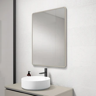 Spejl <strong>Noema</strong>  60x80 cm Beige Mat