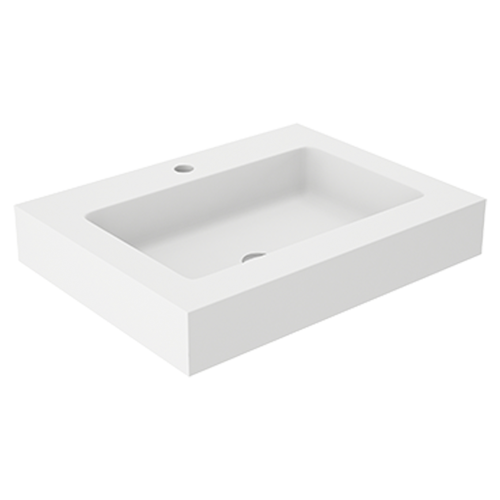 Mineralmarmor Håndvask Cavo Hvid Mat 60 cm