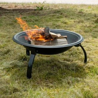 Cachfires Ildskål med Gitter og Net Sort Mat
