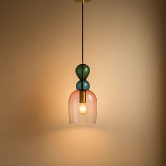 Hængende Lampa <strong>Dorelli</strong>  Rosa Blank