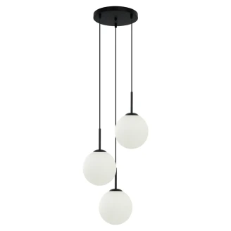 Hængende Lampa <strong>Rovelle</strong>  Trio Hvid, Sort Mat