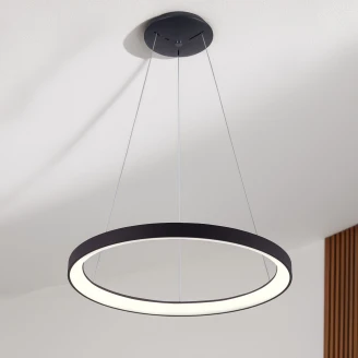 Hængende Lampa <strong>Norelli</strong>  L Sort Mat