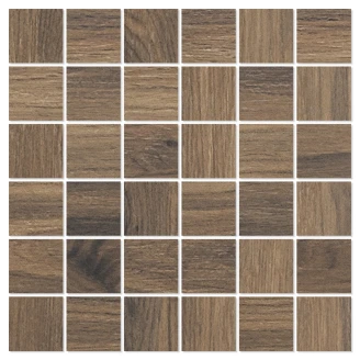 Træklinker Mosaik <strong>Pinewood</strong>  Brun Mat 30x30 (5x5) cm