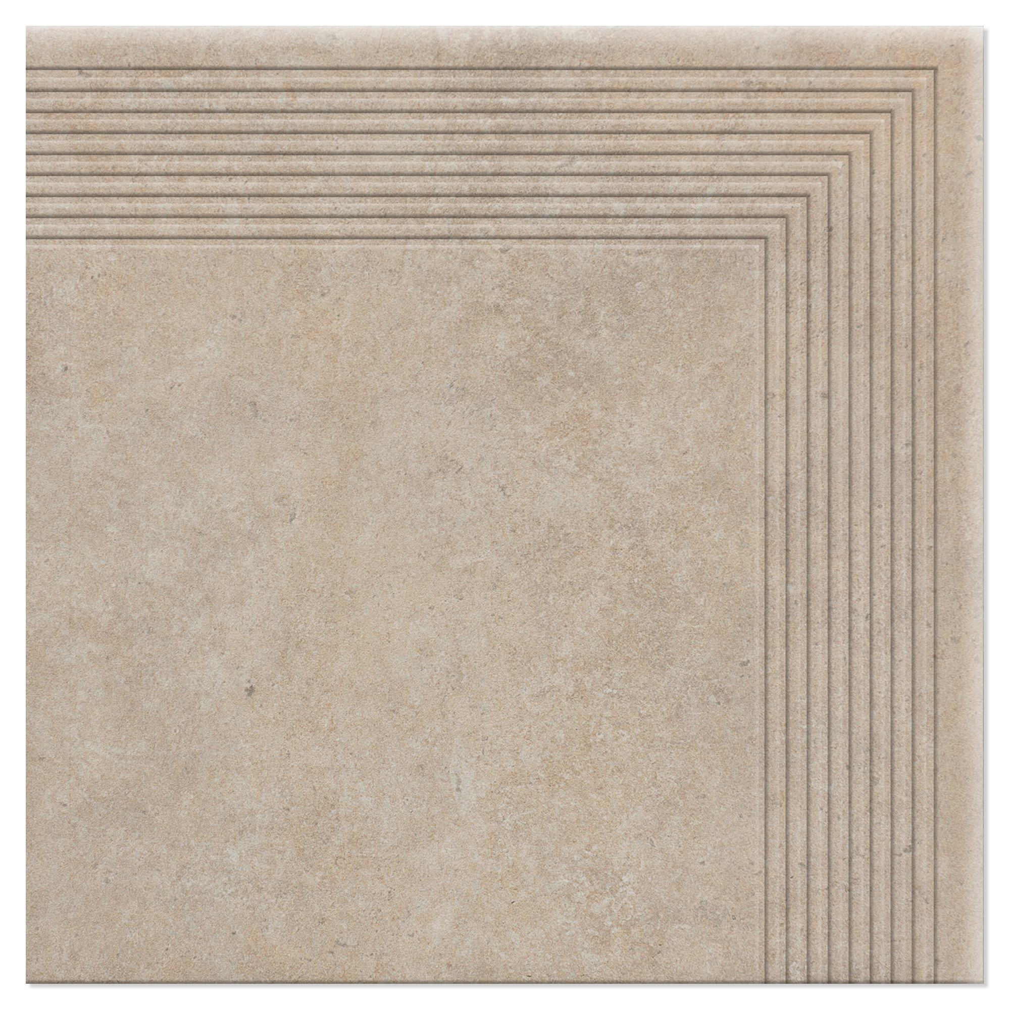 Trappeklinker Belford Beige Hjørne Mat 30x30 cm