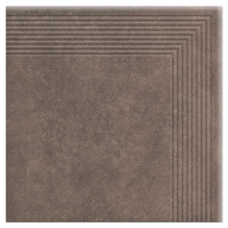 Trappeklinker <strong>Belford</strong>  Mørkebrun Hjørne Mat 30x30 cm