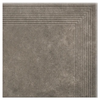 Trappeklinker <strong>Belford</strong>  Mørkegrå Hjørne Mat 30x30 cm